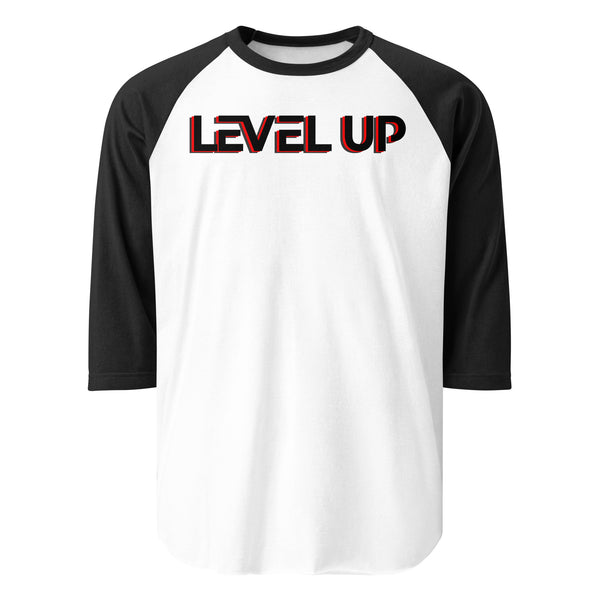 LEVEL UP 3/4 Sleeve Raglan T-shirt